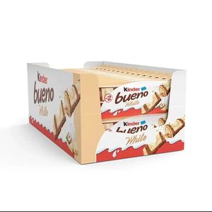 ขายส่งคินเดอร์ บูเอโน ไวท์ 40 กรัม บูเอโน มินิ 108 กรัม คินเดอร์ 43 กรัม |   คินเดอร์ บูเอโน ไวท์ ช็อกโกแลตบาร์ - 39 กรัม - Product Image 3