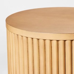 Dowel Accent Table Umbral natural diseñado con Studio McGee Totalmente ensamblado - Product Image 4