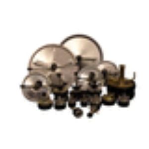 Bouchons de test en acier inoxydable de qualité supérieure de fabrication italienne Petrosystem DN = 2 "(50mm) avec écrou central, joint en caoutchouc simple - Product Image 1