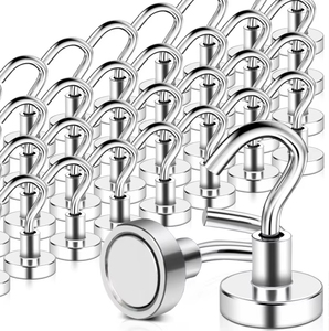 Imanes de Gancho Multiusos - Fuerte Sujeción para el Hogar, la Oficina y Uso en Exteriores, Imanes de Neodimio - Product Image 3