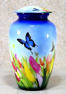 Memorial Container Jar <b>Pot</b> Cremation Urn Full Size Standard Butterfly Urns for <b>Ashes</b> Keepsake for <b>Ashes</b> Adult Female Custom Size - Product Image 2