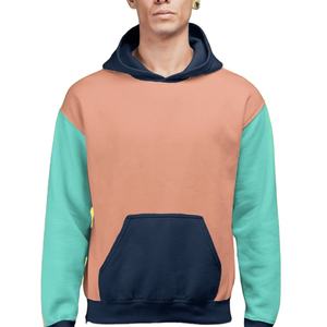 <b>Top</b> Quality Panel Work Hoodies Fashionable Rib Sleeves Windproof <b>Fleece</b> Hoodies for Sale 2026 - Product Image 1