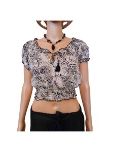 Camiseta sin mangas de algodón tejido Vintage bohemio para mujer, Vestido corto con estampado Floral personalizado para mujer, informal para verano, talla única - Product Image 5
