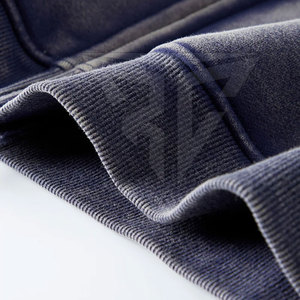 Sudadera con capucha para hombre, estilo urbano, 100% algodón, forro polar, color liso, con cremallera, lavado ácido, fabricada en Pakistán, colección invierno 2025 - Product Image 6