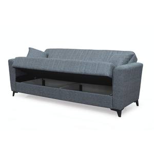 Sofá cama reclinable moderno de tela de terciopelo con función extensible para hoteles, villas, apartamentos, hospitales, sótanos, esponja llena - Product Image 2