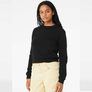 Bella Canvas Ladies Classic Pullover Crewneck Cropped Sudaderas - Product Image 6