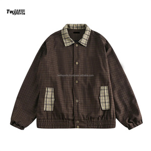 High Street Style élégant vers le bas Jeans veste tissu de toile de haute qualité pour les explorations en plein air d'hiver et la relaxation au coin du feu - Product Image 1