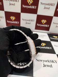 Personalized Moissanite <b>Watch</b> Hip Hop Diamond VVS White Moissanite Diamond Automatic Movement <b>Watches</b> for Sale From India - Product Image 6