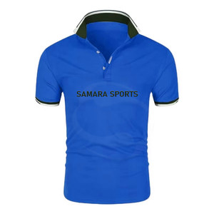 Polos de alta calidad sin logotipo Polos para hombre Camisetas polo con paneles deportivos de diseño personalizado - Product Image 1