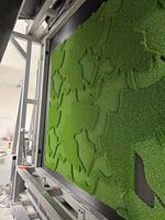 Hochwertiger PE-Monofilament + PP-Kunstrasen-Teppich 15mm Florhöhe 31500/m Dichte für Fitness-Studio-Bodenbeläge