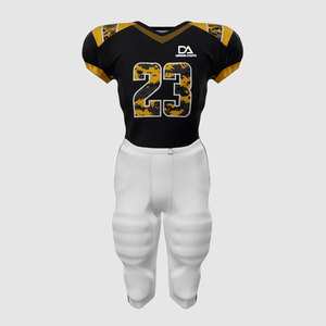Uniforme de fútbol americano de alta calidad personalizable, tamaño XL, el mejor material, patrón en blanco para diseño, métodos de impresión personalizados - Product Image 2