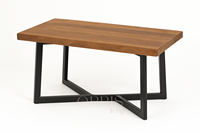 Table basse en bois de manguier noir de qualité supérieure, fabriquée à la main, en bois massif, avec un cadre en fer moderne, élégante et durable, pour le salon