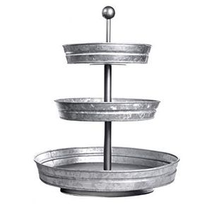 Soporte de pastel único ecológico de Metal galvanizado para fiesta decorativo hecho a mano al por mayor última llegada Mesa clásica con estilo - Product Image 2