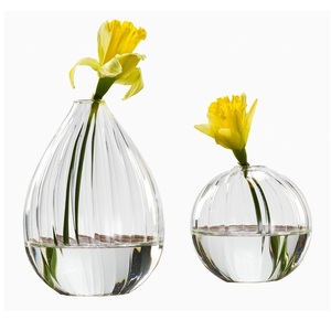 Vase de Table en verre pour sol Vase décoratif en cristal, Vase de fleurs en verre de décoration de mariage pour la maison, vente en gros - Product Image 5
