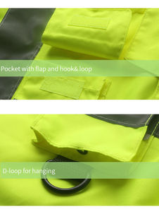 Alta visibilidad a prueba de viento impermeable lona construcción tráfico seguridad impermeable chaqueta reflectante bombardero seguridad para exteriores - Product Image 6