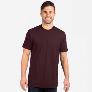 เสื้อยืดผู้ชายคุณภาพคลาสสิก แขนสั้น คอกลม ผ้าคอตตอนผสม ลายพิมพ์เรียบง่าย ผ้าฝ้ายปิเก้ 100% เสื้อยืด Next Level Apparel - Product Image 3