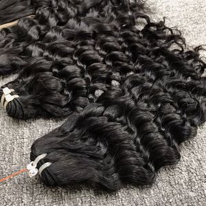 Vente en gros, trame naturelle bouclée, grand stock de cheveux vierges de qualité supérieure 100% cheveux vierges, cheveux bruts vietnamiens - Product Image 4