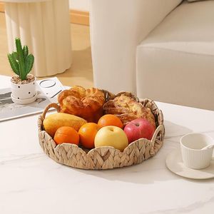 Bandeja de servicio de epoxi de madera maciza Natural grande personalizada estilo rústico ovalado Sushi fruta postre café almacenamiento decorativo hecho de melamina - Product Image 3