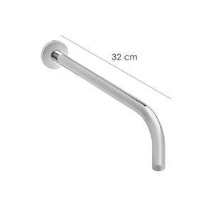 Braccio doccia in ottone 1/2" x 37+7 cm. Angolo retto. - Product Image 2
