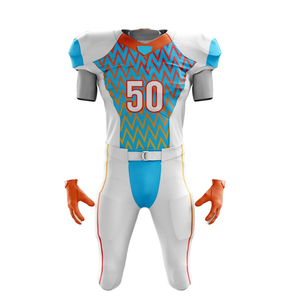 Uniforme de football américain Maillots et shorts de haute qualité respirants avec impression par sublimation Options de taille supérieure - Product Image 2