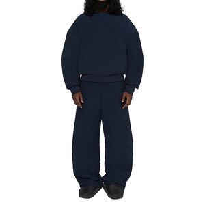 Ensemble survêtement personnalisé en molleton ample 100 % coton 500 g/m², sweat-shirt à capuche surdimensionné, jogging, ensemble de survêtement de haute qualité pour l'hiver, Sweatsuit2026 - Product Image 1