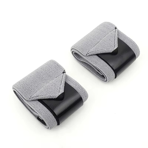 Bandages de boxe en coton élastique personnalisés avec logo, prix bas, bandages de soutien pour l'entraînement de musculation - Product Image 5