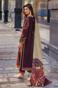 Robes en cuir pêche brodées de qualité supérieure pour femmes, prix de gros, vêtements d'hiver pakistanais, salwar kameez pour femmes - Product Image 4