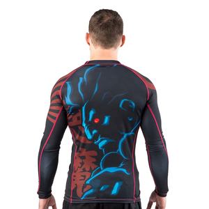 Wholesale High Quality Customized Printing Rashguard Oem Manufacturers Suppliers Running Fitness Compression <b>BJJ</b>/MMA <b>Rash</b> <b>Guard</b> - Product Image 6