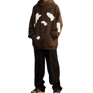 เสื้อฮู้ดดี้แฟชั่นสำหรับใส่กลางแจ้ง ลายปักแบบดิสเทรส สไตล์ลำลอง สำหรับฤดูหนาว มีหลากหลายดีไซน์ - Product Image 1