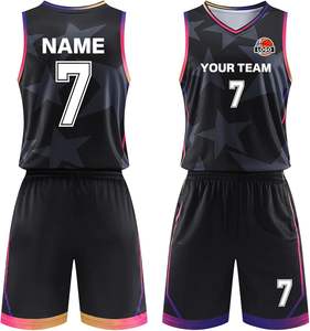 Uniforme de Baloncesto Sublimado Personalizable al por Mayor 2026, Ropa de Baloncesto de Diseño Personalizado - Product Image 1