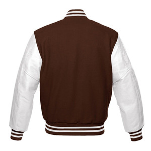 Blouson d'aviateur pour hommes de grande taille avec broderie de logo personnalisé hiver enduit vestes à manches régulières pour hommes veste universitaire pour homme - Product Image 6
