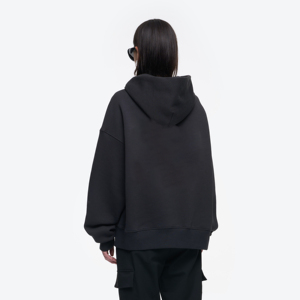 Sweats à capuche d'hiver pour femmes, vêtements de rue décontractés, épaules tombantes, respirants, doublés, 100% coton, manches longues, confortables, OEM - Product Image 6