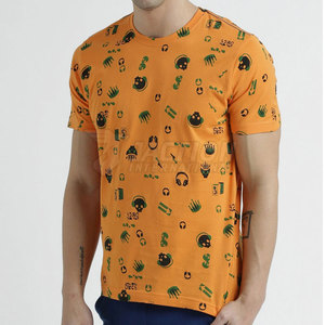 Camiseta de sublimación para hombre de Color sólido para adulto, Camiseta holgada estampada de 100% algodón, ropa de verano, camiseta de sublimación de manga corta para hombre - Product Image 4