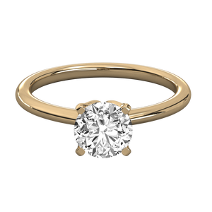 Bague solitaire en or 18 carats pour femmes avec diamant de laboratoire - Product Image 5
