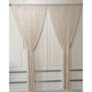 Beautiful Boho Macrame Wall Decor Cotton <b>Curtain</b> Hanging Wall <b>Curtain</b> Valance - Product Image 2