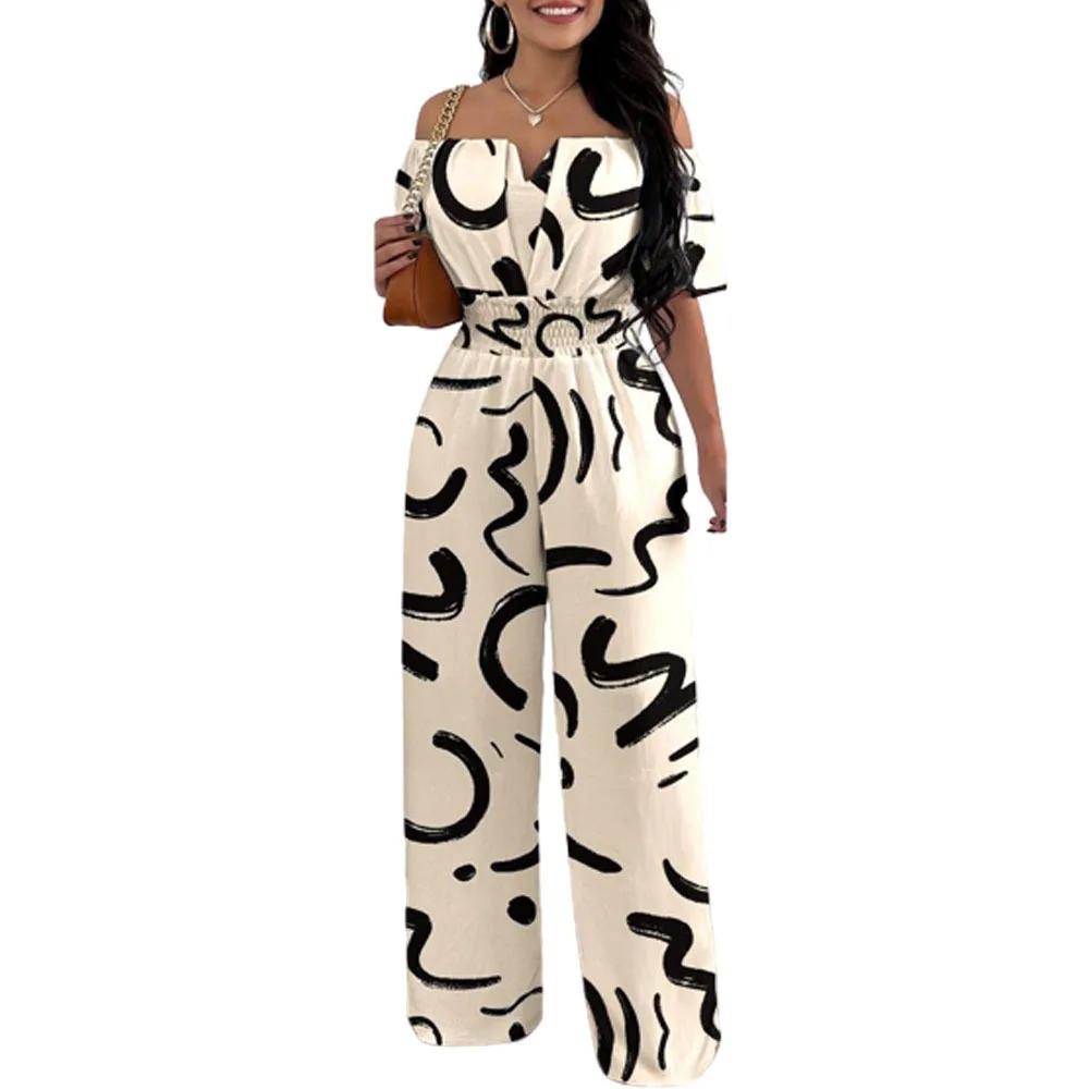 Jumpsuit Women Ladies Jumpsuit Summer Style High Waist