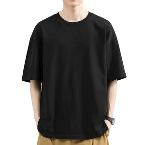 Camiseta blanca de algodón para hombre, camiseta blanca de gran tamaño Retro de Color sólido, camiseta de manga corta a la moda para hombre y mujer de talla grande - Product Image 2