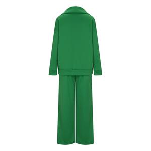 Ensemble de survêtement en coton mélangé de grande taille pour femmes, sweat à capuche et joggers, ensemble de salon pour streetwear décontracté ou voyage - Product Image 5