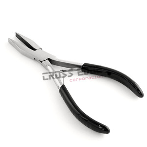 Outils d'extension de cheveux Pince d'extension de cheveux en acier inoxydable Mir link Pince à sertir Pince d'extension de cheveux avec double ressort - Product Image 2