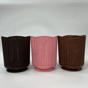 Panier de rangement rond en plastique pour la cuisine et le bureau fabricant direct de haute qualité PP au Vietnam OEM/ODM - Product Image 5