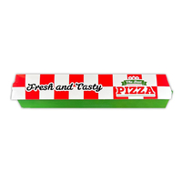 Prix de gros Boîtes à Pizza Durables Pliables en Relief Brillant Stratification 2mm Papier Durable Personnalisable Portable