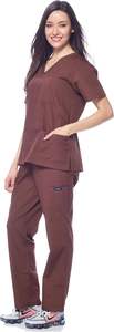 Respirant médical gommages uniformes ensembles coton Polyester survêtement pantalon hôpital gommage costumes médecins infirmières en gros personnalisé - Product Image 4