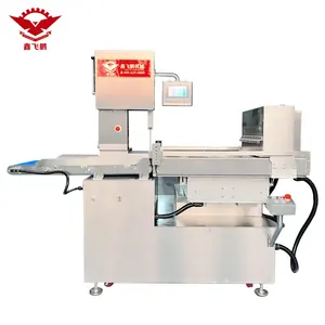 Commercial Fully- Automatic Ribs Frozen Meat Band Saw Cutting Bandsaw Meat Cutter For Sale Meat Processing