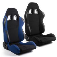 Siège de voiture sport inclinable en tissu SSCUS NSI-FABRIC de haute qualité avec ajustement universel pour tous les véhicules