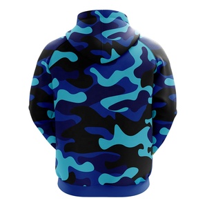 Breathable UV Protection Unisex Hoodies & Sweatshirts New Printed Cotton Polyester <b>Camouflage</b> Sublimation - Product Image 4