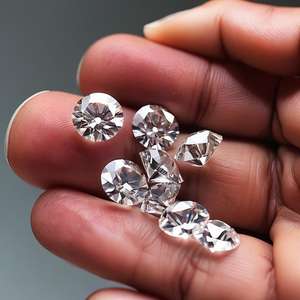 Coupe Ronde Brillant VVS Pureté Lâche EF Couleur 2.50 Carat Solitaire Diamant Synthétique CVD Lab Made Diamond Prix - Product Image 1