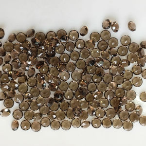 ควอตซ์สโมคกี้ธรรมชาติ 4.5 มม. ทรงกลมเจียระไนแบบบริลเลียนท์ คุณภาพดีที่สุด พลอยเม็ดเดี่ยวสำหรับทำเครื่องประดับ - Product Image 4