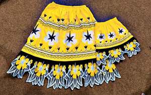 Nouvelle arrivée de jupes en coton de style micronésien pour femmes, brodées au design skinny, style insulaire unique - Product Image 5