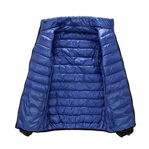 Chaqueta Universitaria de Lona Recubierta de Alta Calidad para Hombre, con Acolchado Suave, Transpirable, Cómoda y con un Estilo Moderno para Otoño - Product Image 4