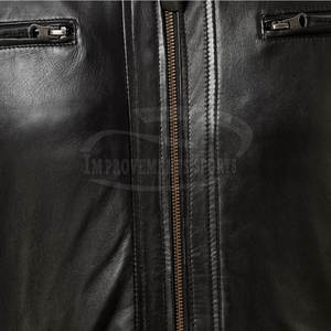 Vestes en cuir personnalisées de bonne qualité 2024 veste en cuir d'hiver pour hommes à vendre vestes de mode confortables - Product Image 6